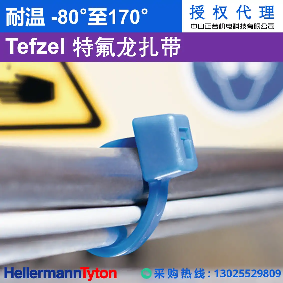 Tefzel 特氟龙扎带清单 [-80°至170°]