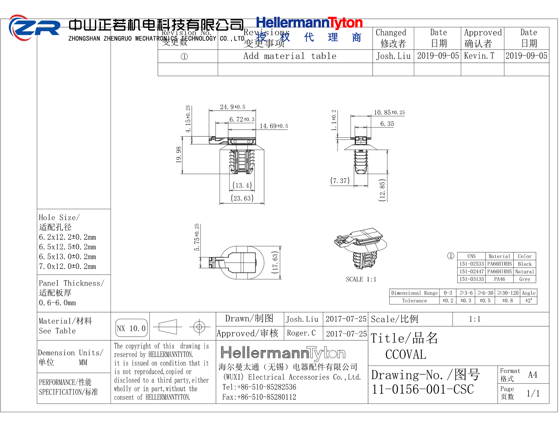 151-02533 CCOVAL-PA66HIRHS-BK 产品图纸 Hellermanntyton 授权代理-正若机电