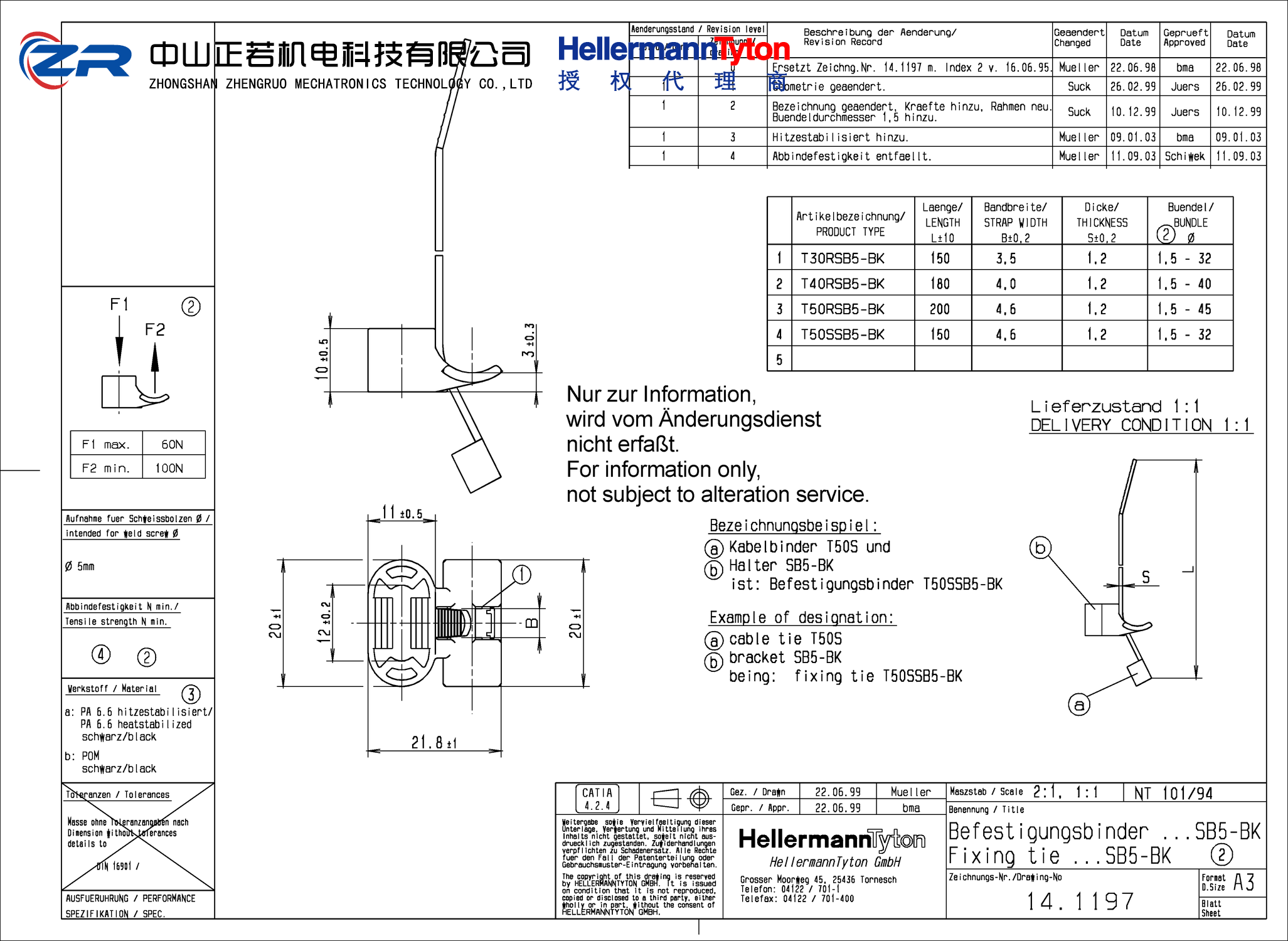 156-00802 T30RSB5-PA66HS/POM-BK 产品图纸 Hellermanntyton 授权代理-正若机电