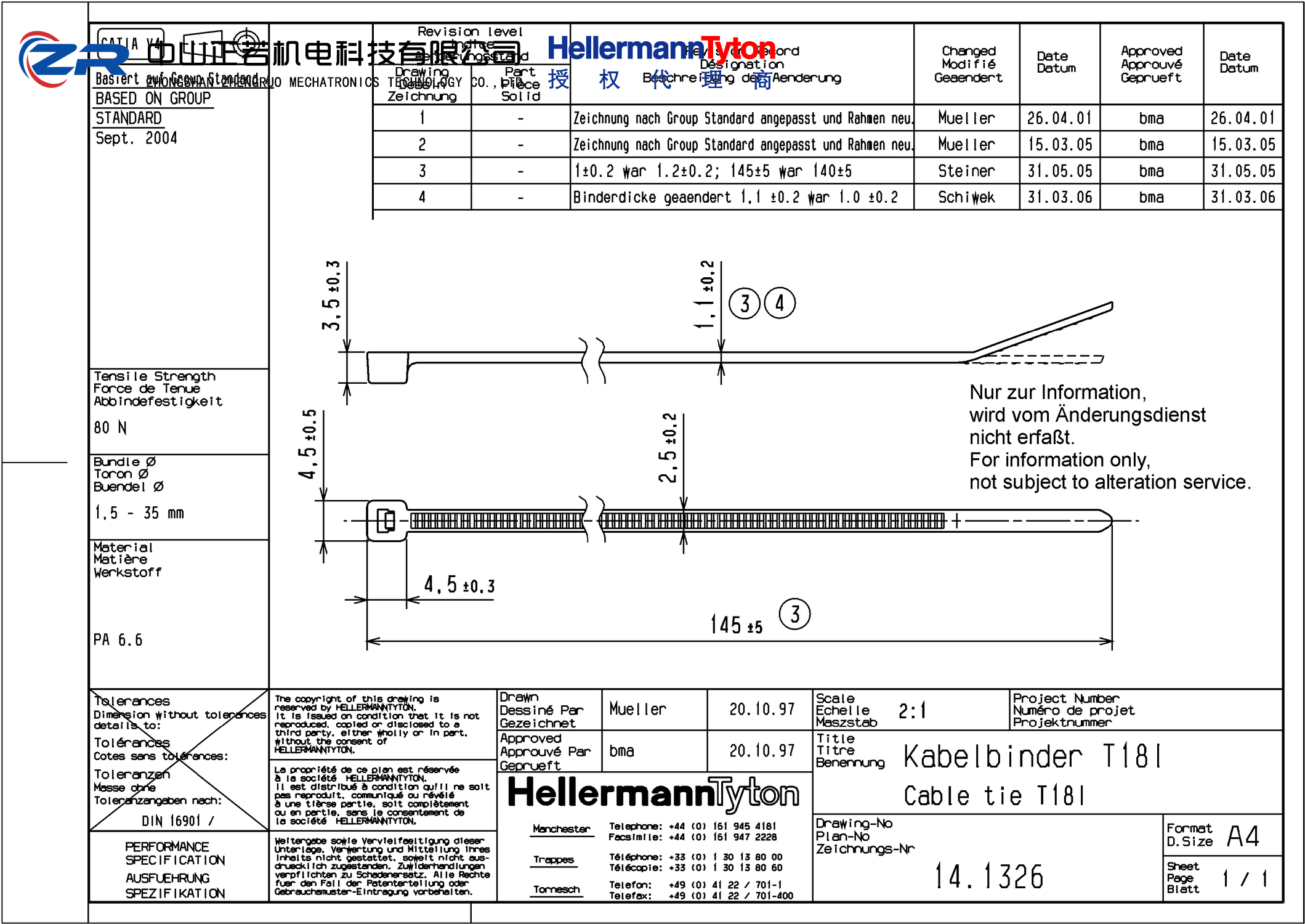 111-02358 T18I-PA66HS-BK 产品图纸 Hellermanntyton 授权代理-正若机电